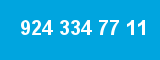 924 334 77 11